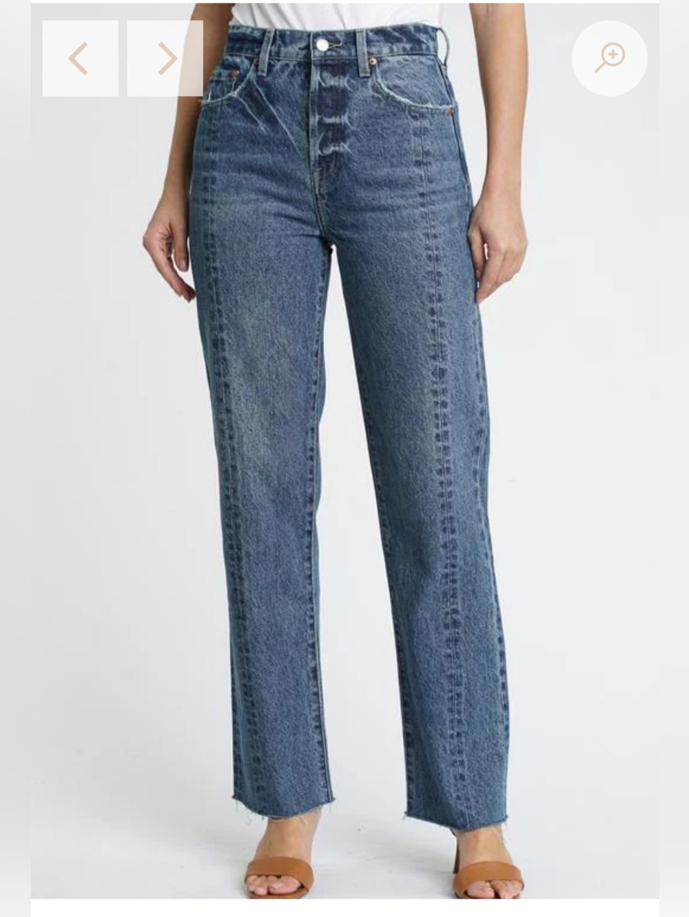 Pistola Cassie Jeans Woodstock  Straigh Leg High Raise Size 25